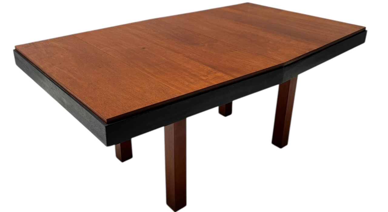 Art Deco Modernist Extending Dining Room Table by Toko v/d Pol Semarang, 1920s